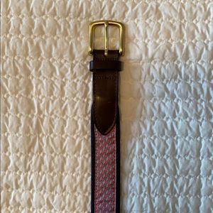 Vineyard Vines Whale Canvas Belt